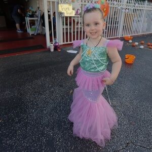 Handmade Sparkling Mermaid Kids Costume.